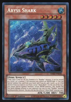 Abyss Shark - RA03-EN030 - Secret Rare - Yugioh - Image 1