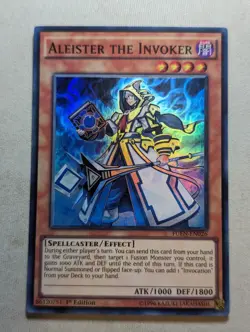 Yugioh Aleister the Invoker FUEN-EN026 Super Rare 1st Edition VLP/LP - Image 1