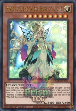 1st ed Mardel, Generaider Boss of Light ultra rare GFP2-EN089 Yugioh - Image 1