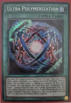 YuGiOh Ultra Polymerization Secret Rare 1st Edition MACR-EN052 - Image 1