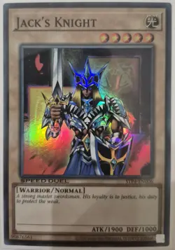 YuGiOh Jack's Knight Super Rare STP4-EN006 Speed Duel - Image 1