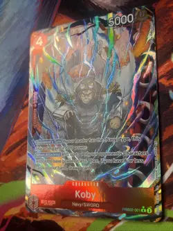 Koby (PRB02-001 ALT ART) One Piece Vol.2 (English) Near Mint - Image 3