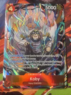 Koby (PRB02-001 ALT ART) One Piece Vol.2 (English) Near Mint - Image 5