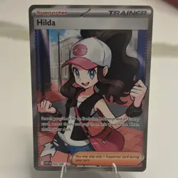 Pokemon TCG Hilda Trainer Supporter Card 164/086 English - Image 1