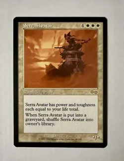 Serra Avatar Magic the Gathering Card MTG Card Urza's Saga Excellent Condition!! - Image 1