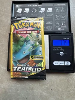 HEAVY 7.74g - Pokemon Team Up 3 Card Booster Pack - Image 1