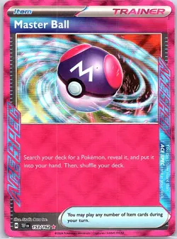 Master Ball 153/162 SV05: Temporal Forces - Pokemon Card - NM - Image 1
