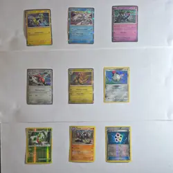 Lot of 9 Pokemon TCG Holo Cards Zeraora Palkia Munkidori Scizor Haxorus - Image 1