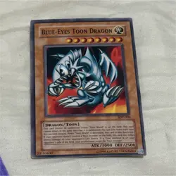 Blue-Eyes Toon Dragon SDP-020 Starter Deck Pegasus Toon Konami Yu-Gi-Oh! Card - Image 1