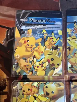 Pikachu V-Union [Set of 4] SWSH: Sword & Shield Promo Cards Holo - Image 2