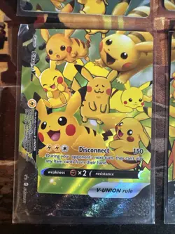 Pikachu V-Union [Set of 4] SWSH: Sword & Shield Promo Cards Holo - Image 5