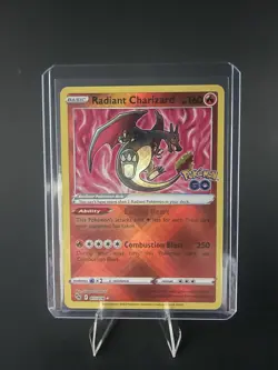 Pokemon TCG Radiant Charizard Holo Card Crown Zenith 011/078 - Image 2