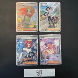 Pokemon TCG - Full Art Trainer 4-Card Lot - Ultra Rare Holo - NM - Image 1