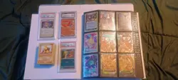 Pokemon Card Collection Binder Pikachu, Mew, Greninja Gold Star, Umbreon,Vintage - Image 1