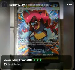 Mega Feraligatr EX Holo Pokemon Card Lot SV5S Mega Evolution English - Image 1