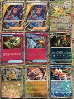 Pokemon TCG Prismatic Evolutions Full Art, EX, Poke Ball Pattern Lot Of 28 Cards - Image 3