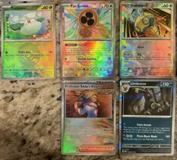Pokemon TCG Prismatic Evolutions Full Art, EX, Poke Ball Pattern Lot Of 28 Cards - Image 4