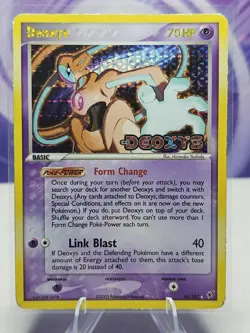 Deoxys 16/107 Normal Forme EX Deoxys Pokemon Card Reverse Holo Foil Rare LP/MP - Image 1