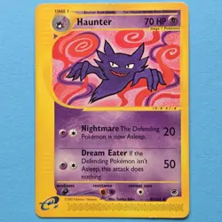 Haunter 80/165 Regular Vintage Pokemon Card Expedition Uncommon LP - Image 1