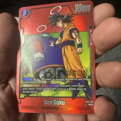 Dragon Ball TCG Card Son Goku FB05-100 SR Limited Pack Manga Ver 02 Holofoil - Image 2