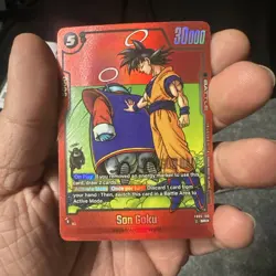 Dragon Ball TCG Card Son Goku FB05-100 SR Limited Pack Manga Ver 02 Holofoil - Image 3