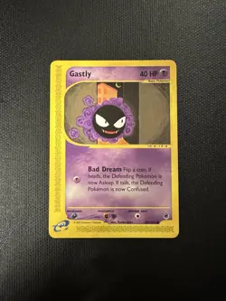Gastly Common 109/165 E-Card Expedition Base Set - LP English Vintage Pokemon - Image 1