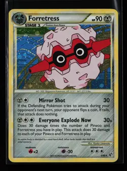 Forretress 3/90 Holo Rare Undaunted Pokemon Card - Image 1
