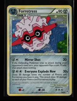 Forretress 3/90 Holo Rare Undaunted Pokemon Card - Image 1