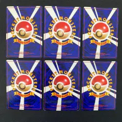 Base Set 1996 Normal Card Set of 6 Japanese Pokemon Card Old Back s007373 - Image 2