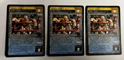 WWE Raw Deal CCG 3x Double Chop Tajiri Cards TCG - Image 1