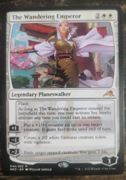 The Wandering Emperor Kamigawa: Neon Dynasty Regular - Image 1