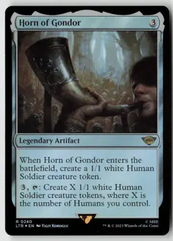 Horn of Gondor UB: The Lord of the Rings: Tales of Middle-earth (240) Foil - MTG - Image 1