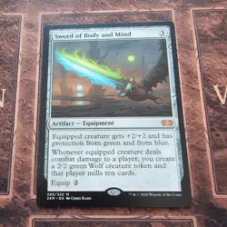 1x Sword of Body and Mind Mtg Double Masters LP - Image 1