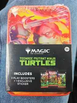 Magic: The Gathering Teenage Mutant Ninja Turtles Tin 3 Boosters - Image 1