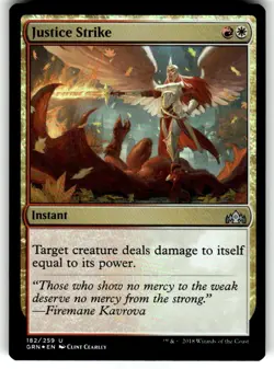 Justice Strike Guilds of Ravnica FOIL MTG - Image 1