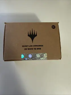Magic the Gathering MTG Secret Lair Commander Deck 20 Ways to Win - New Sealed! - Image 1