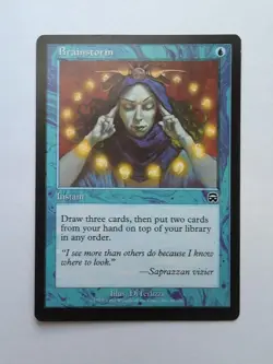 MTG Brainstorm (MMQ) Mercadian Masques Regular Common 61/350 - Image 1