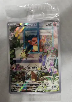 Pokemon TCG Charmander 044 Promo Full Art Holo Black Star Promo NM Condition - Image 1