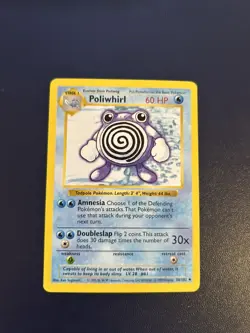 Poliwhirl - Shadowless - #38/102 - Base Set Pokemon TCG - LP+ - Image 1