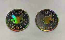 2x Pikachu 2026 Pokemon Day 30th Coin - Image 1