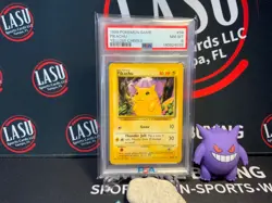 1999 Pokemon Game Base Set Pikachu Yellow Cheeks #58 / 102 Graded PSA 8 NM-MT - Image 1