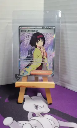Erika's Invitation #196/165 Trainer Scarlet & Violet 151 FullArt Pokemon TCG B - Image 1