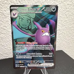 Pokemon TCG Team Rockets Crobat EX 217/182 Destined Rivals Full Art NM - Image 2