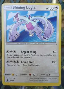 POKEMON SHINING LUGIA (SHINING LEGENDS) BLACK STAR PROMO-SHINY HOLO SM82 - Image 1