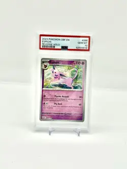 2023 POKEMON OBF EN-OBSIDIAN FLAMES REVERSE HOLO #086 ESPEON PSA 10 - Image 3