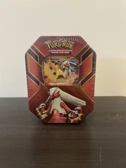 Pokemon TCG 2015 Hoenn Power Blaziken EX Tin Factory Sealed, New - Image 1