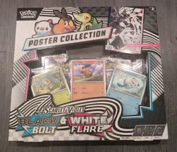 POKEMON BLACK BOLT AND WHITE FLARE POSTER COLLECTION BOX BRAND NEW SEALED - Image 1