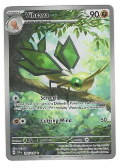 Pokemon TCG: Vibrava (Illustration Rare) - 206/191 - S&V Surging Sparks - NM - Image 1
