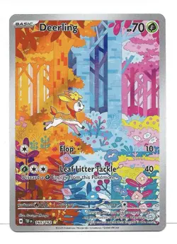 Deerling 165/162 SV05: Temporal Forces Holo Illustration Rare Pokemon TCG - NM - Image 1