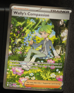 2024 Pokemon Wally’s Compassion 186/132 Mega Evolution SIR Full Art NM - Image 2